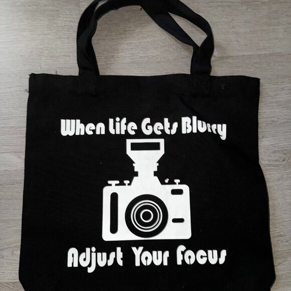 Black - When life gets blurry, Adjust your focus - Custom made - Picture 1 of 1